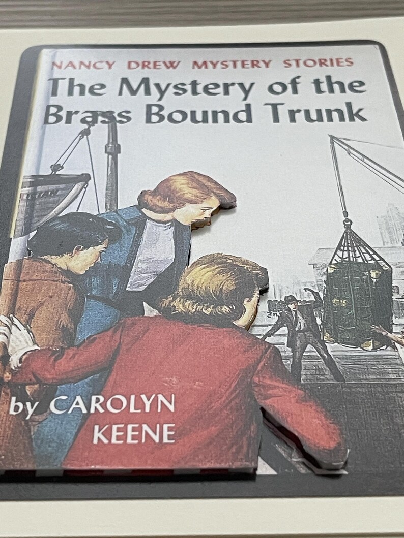 Nancy Drew - the Mystery of the Brass Bound Trunk 3D Layered Greeting ...