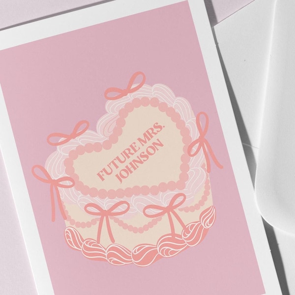 Engagement Card - Etsy