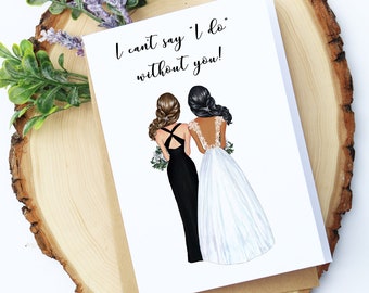 I Can/'t Say I Do Without You Decal Sticker Wedding Vinyl Decal Bridesmaids *Decal Only* Wedding Party Decal Wine Glass