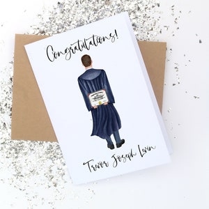 Custom Graduation Card | Congratulations | Male Graduation Gift | High School Grad | Congrats | College Graduation | Personalized Card