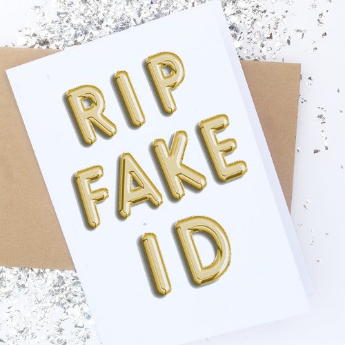 Rip Fake Id Shot Book Page