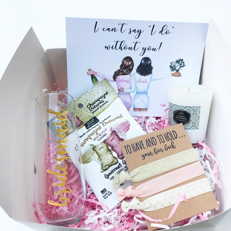 Bridesmaid Proposal Boxes Custom Bridesmaid Card Will You Etsy
