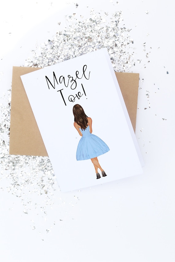 Mazel Tov Congratulations Greeting Card Mazel Tov Congratulations Greeting Card