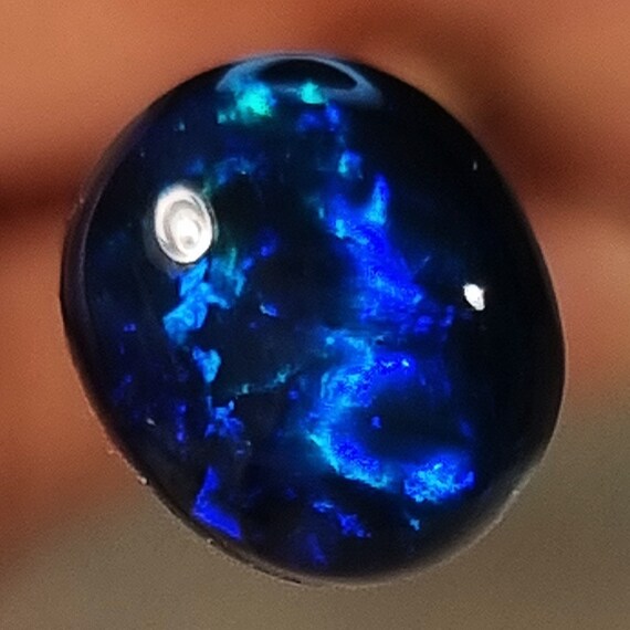 Beautiful Natural Solid Lightning Ridge Australia Black Opal Etsy
