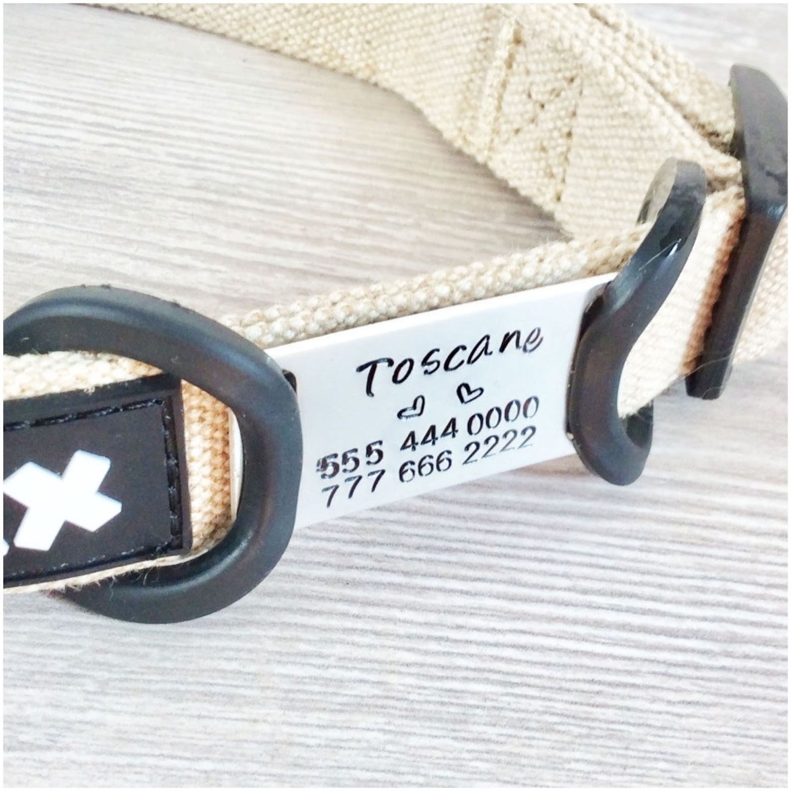 PET TAG auf Halsband Hund Katze Personalisiert Personalisierte Etsy
