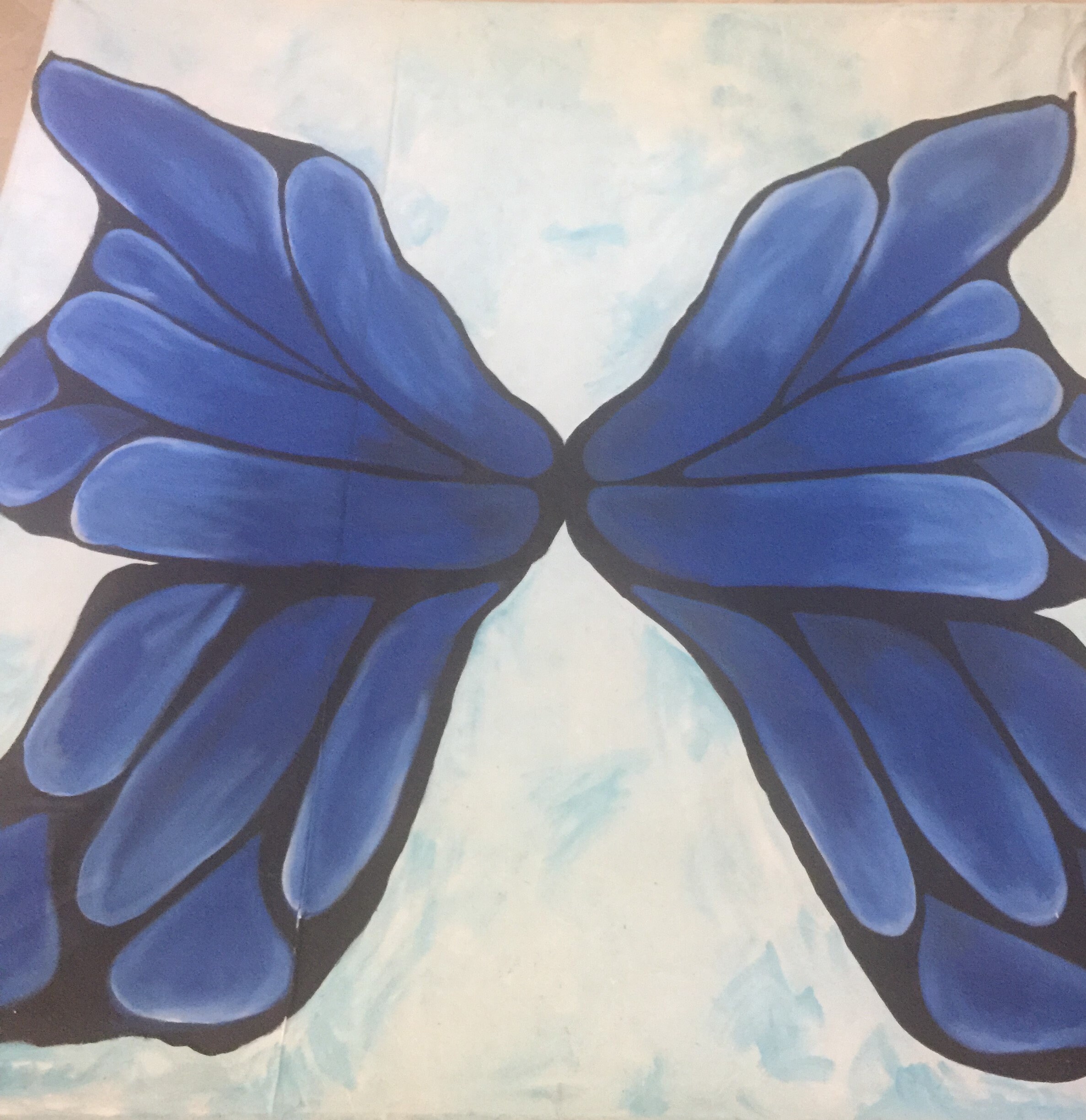 Wing Wall Canvas Mural for Rent in Florida Etsy