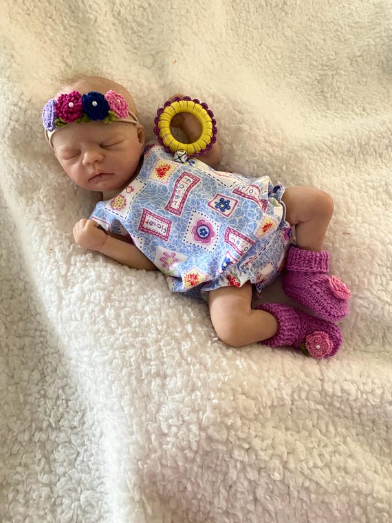 Romper Set for 15” micropreemie