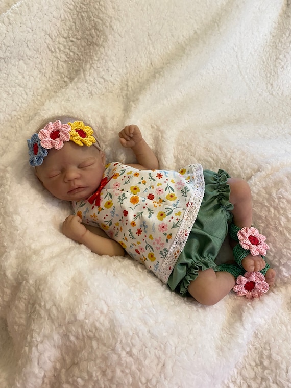 Halter Top and Bloomer set for 15” micropreemie