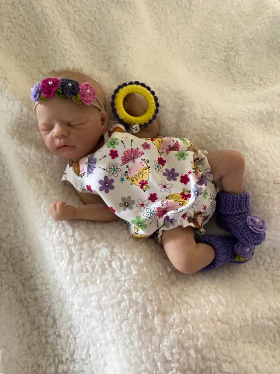 Romper Set for 15” micropreemie