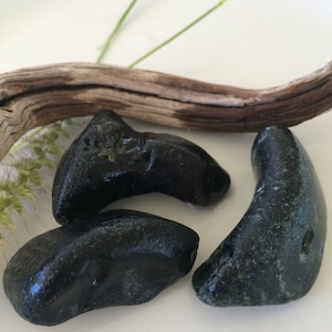 Olive Green Sea Glass, Frosted Sea Glass, Large Sea Glass, Pendant Sized, Chunky Sea Glass, Collectible, Almost Black Sea Glass, Green