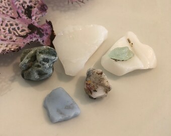 Unique Sea Glass, Bonfire Sea Glass, Beach Glass, Rare Sea Glass, Bonfire Glass, Sea Glass Mix, Blended Sea Glass, Jewelry Supplies, Milk