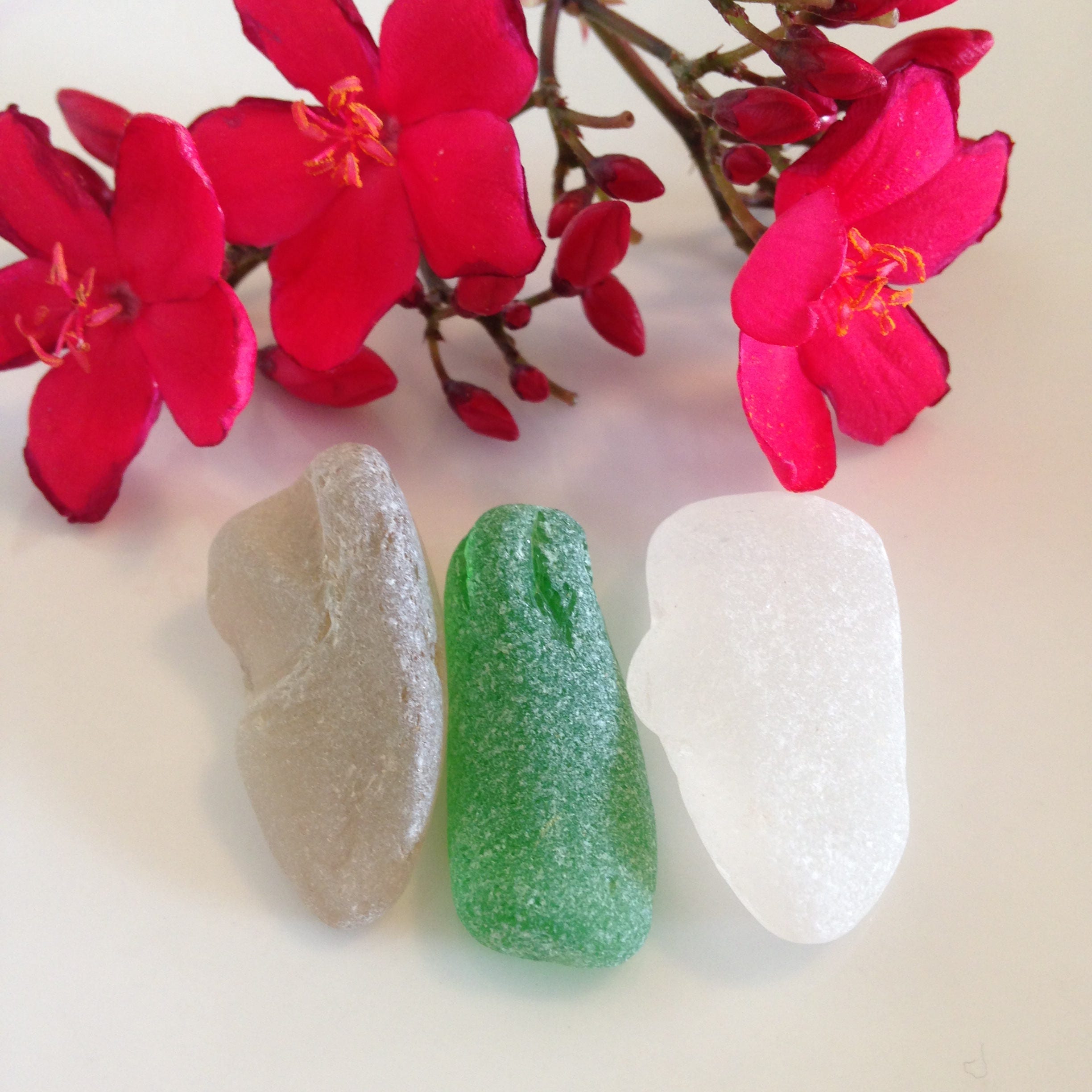 Gray Sea Glass White Sea Glass Green Sea Glass Surf Etsy