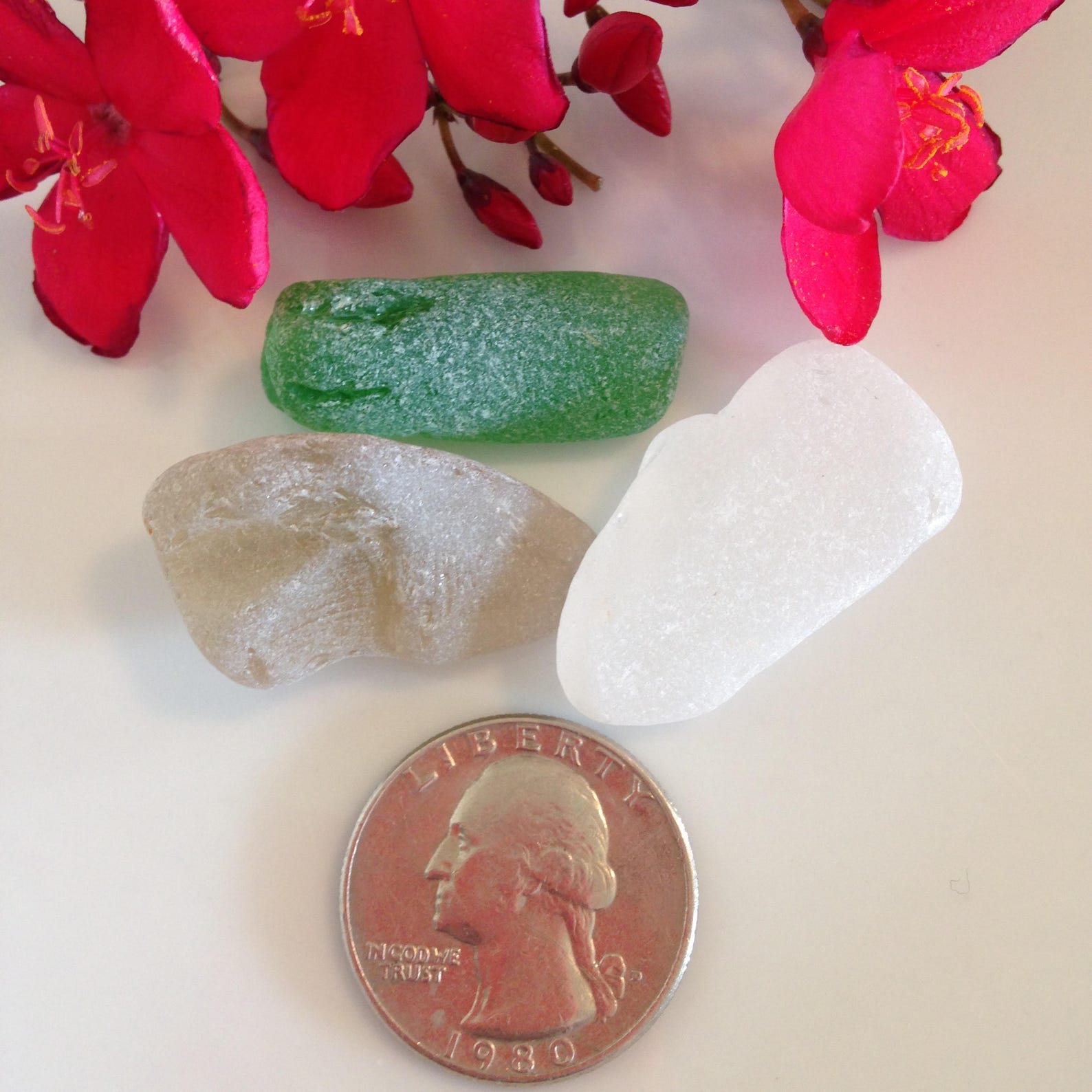 Gray Sea Glass White Sea Glass Green Sea Glass Surf Etsy