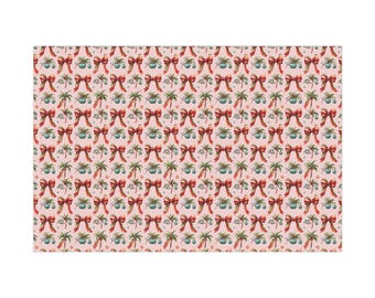 Papel de regalo con lazo tropical, papel de regalo ecológico y vibrante para fiestas, cumpleaños, baby showers, celebraciones y Navidad.