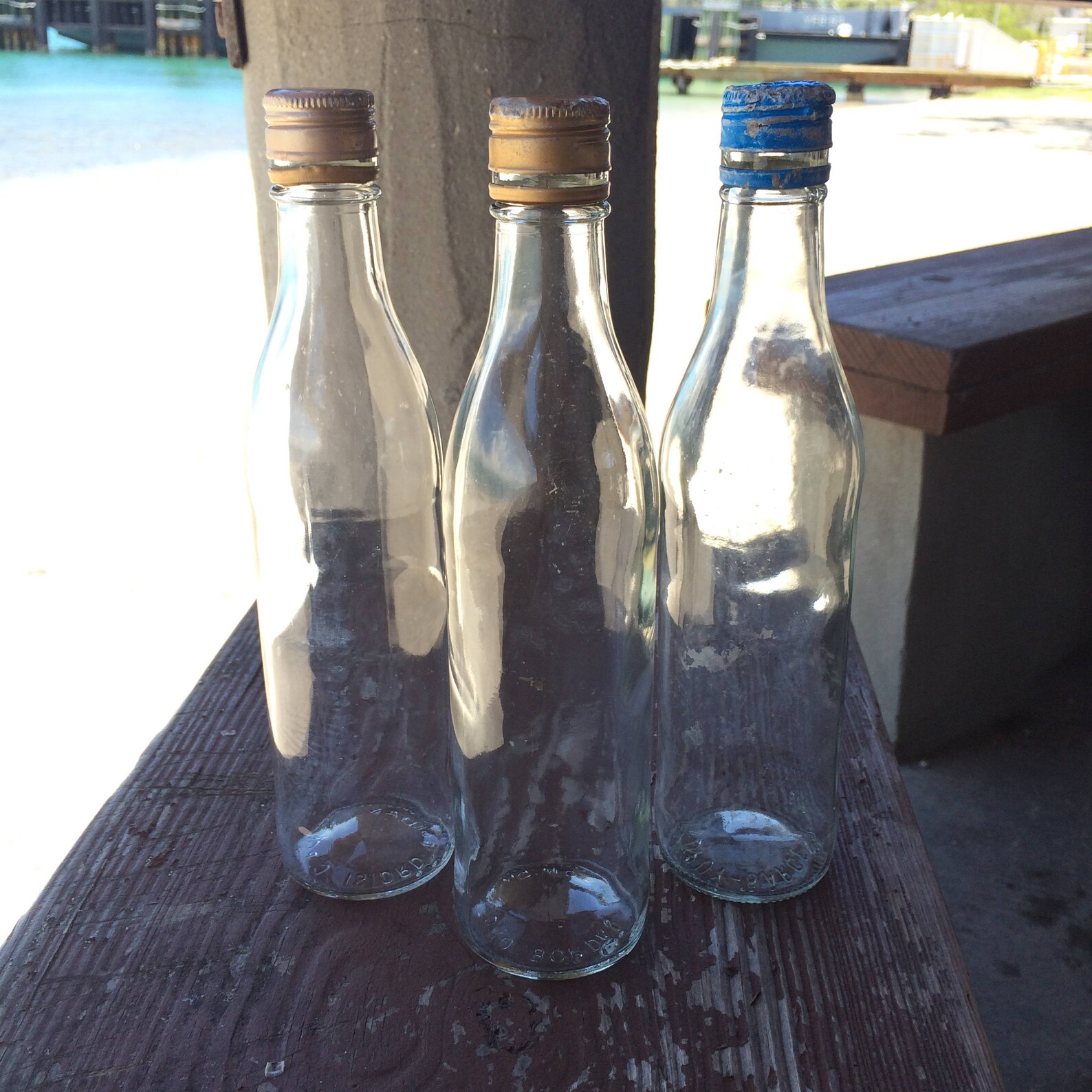 Spanish Bottles Bottle Set Vintage Bottles Caribbean Etsy