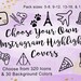 Choose-Your-Own Instagram Story Highlight Covers Pack | 320 Icons + 30 Color Options | 5-20pc IG Icon Story Covers | *Delivered by Email*