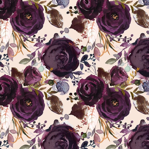 Sunflowers and Roses Fabric by the Yard. Quilting Cotton Etsy