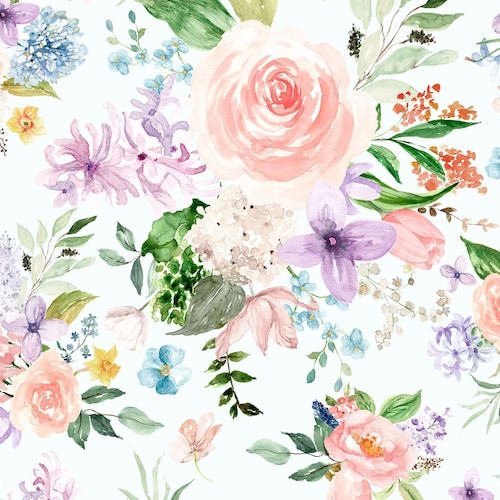 Kids Crossbody Messenger Shoulder Bag,Spring Flowers Bouquet Pattern with Various Dots on Pastel Colored Background Kids Crossbody Messenger Shoulder Bag,Spring Flowers Bouquet Pattern with Various Dots on Pastel Colored Background