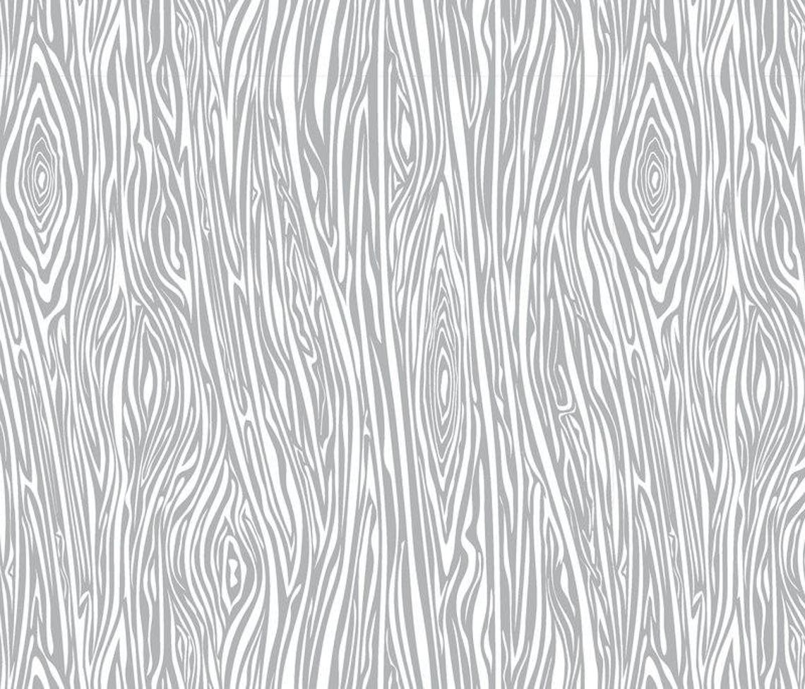 Gray Woodland Fabric by the Yard. Quilting Cotton Organic Etsy