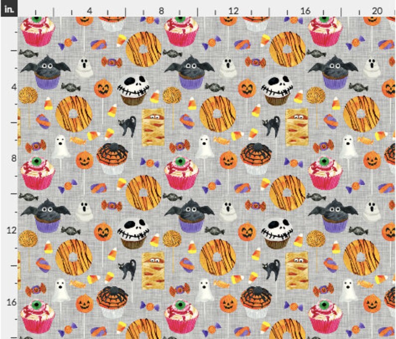 Halloween Fabric by the Yard. Quilting Cotton Minky Etsy