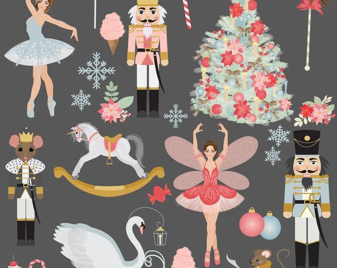 Nutcracker Fabric by the Yard. Quilting Cotton Jersey Knit or Etsy