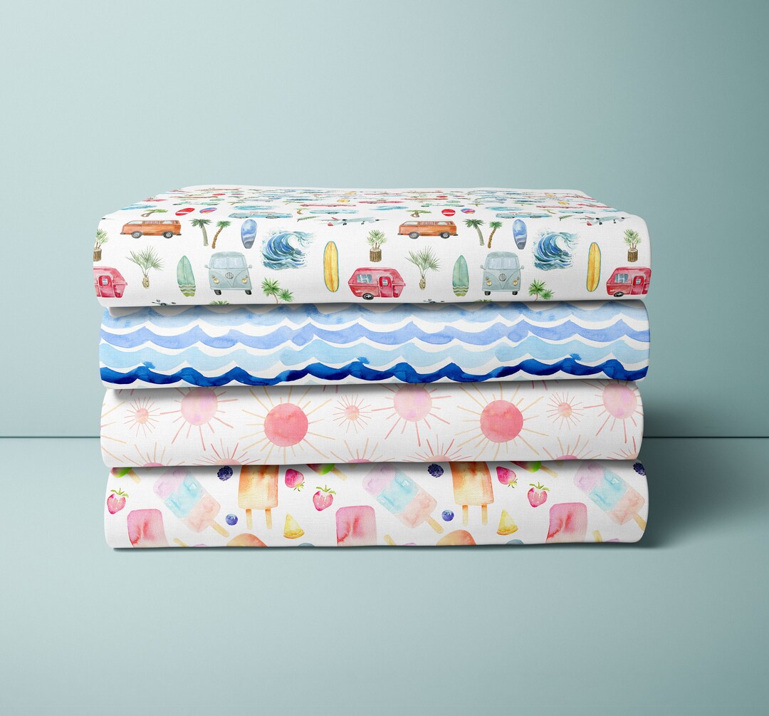 Summer Fun Cotton Fabric - Fat Quarters 21