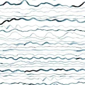 Ripple and Wave Fabric by the Yard. Quilting Cotton, Poplin, Organic Knit, Minky, Cotton Twill. Ocean Waves, Beach, Coastal, Modern, Surf