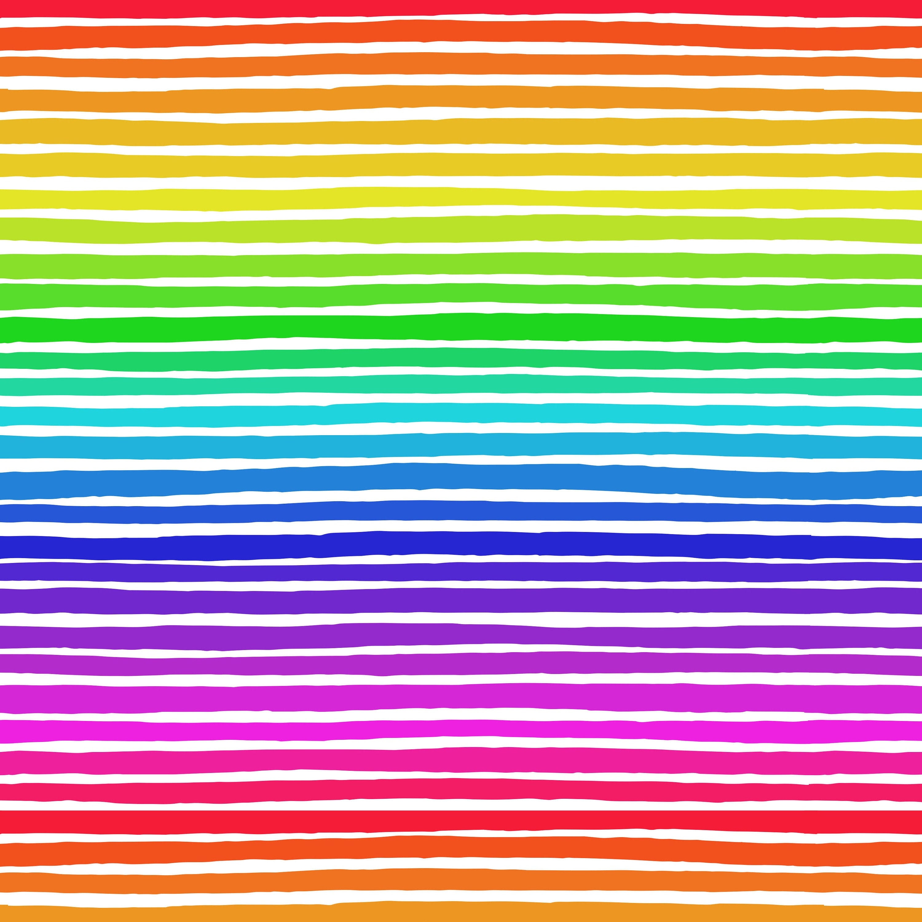 Rainbow Stripes Fabric by the Yard. Quilting Cotton, Organic Knit, Jersey  or Minky. Rainbows, Stripe, Colorful, Bold, Pride, Girl Nursery -   Canada