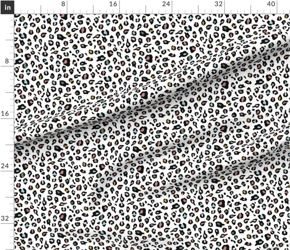 Animal Print Fabric Leopard, Cheetah, Jersey, Minky, Earth Organic Etsy Yard Cotton Quilting Canvas - Tone Linen the Fabric Knit, Cotton, by