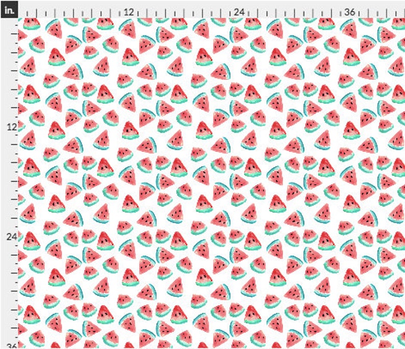 Watermelon Fabric by the Yard. Quilting Cotton Knit Jersey Etsy