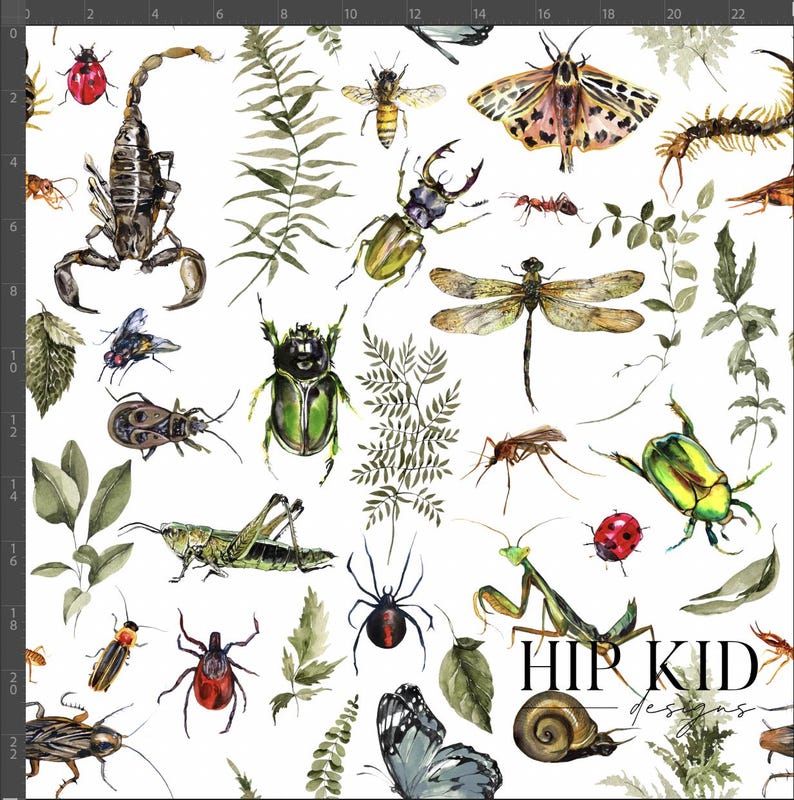 Stick Insect Background Bug and Insect Wallpaper - Peel and Stick Removable and Prepasted ...