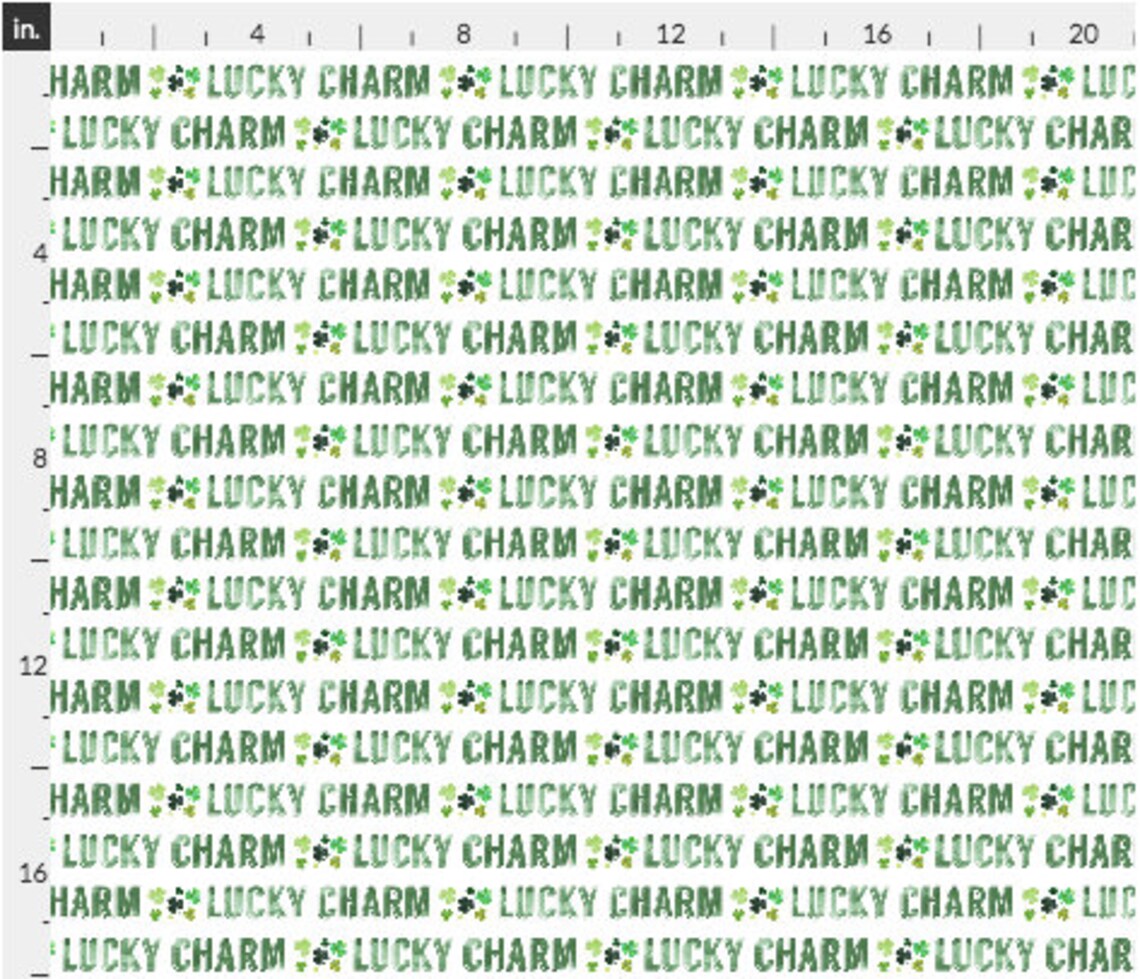 Lucky Charm Fabric by the Yard. Quilting Cotton Minky Jersey Etsy