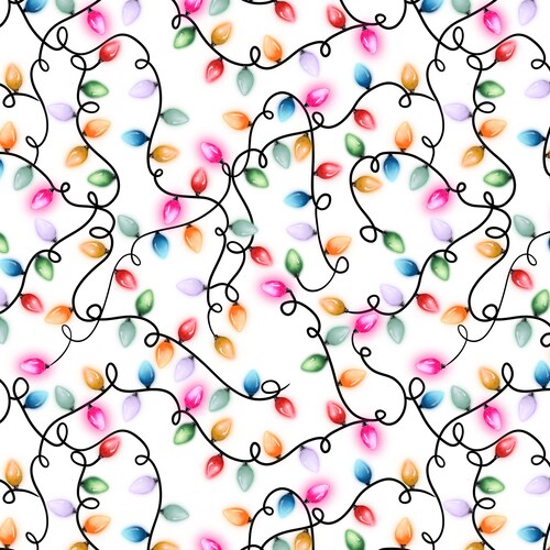 Tela con luces navideñas cortada a medida, tela infantil, bonita tela navideña, algodón para patchwork, satén, algodón con elastano, tela minky, tela para decoración del hogar