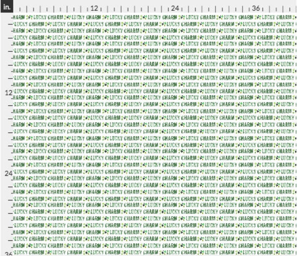 Lucky Charm Fabric by the Yard. Quilting Cotton Minky Jersey Etsy