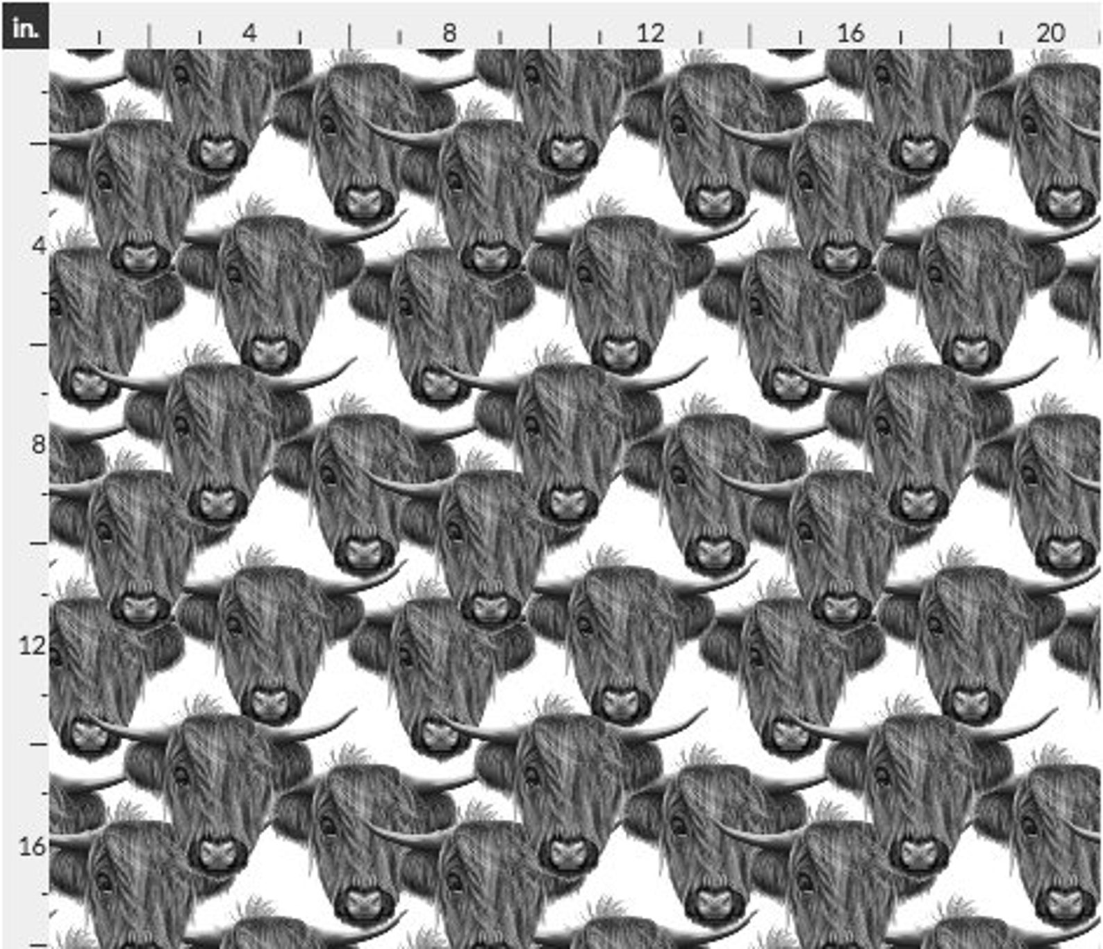 Highland Cow Fabric by the Yard. Quilting Cotton Knit Etsy