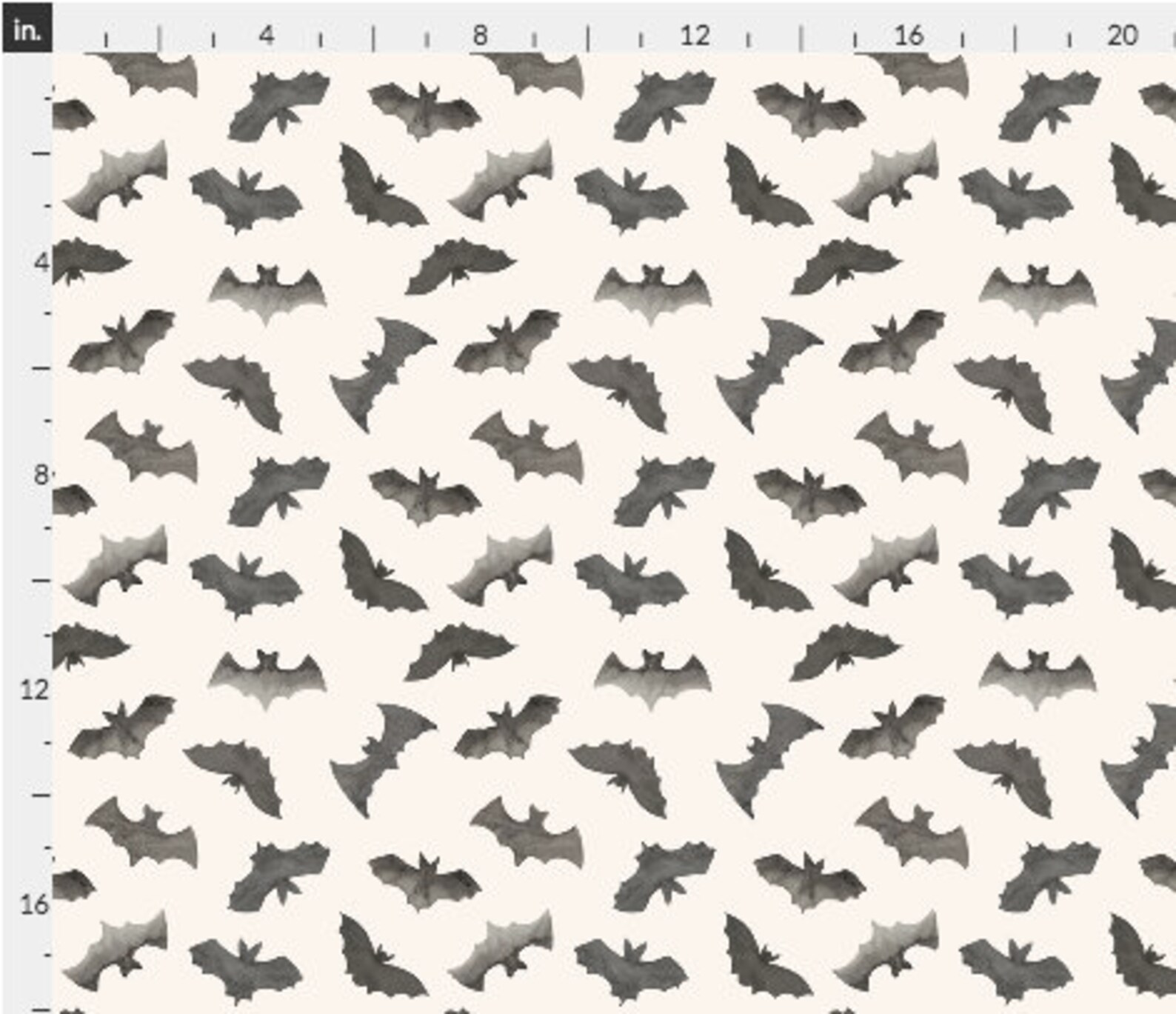 Watercolor Bats Fabric by the Yard. Quilt Cotton Organic Etsy