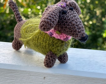 Dachshunds, Sausage Dogs, Weiner Dogs, Dackel, Teckel, Amigurimi, Crochet