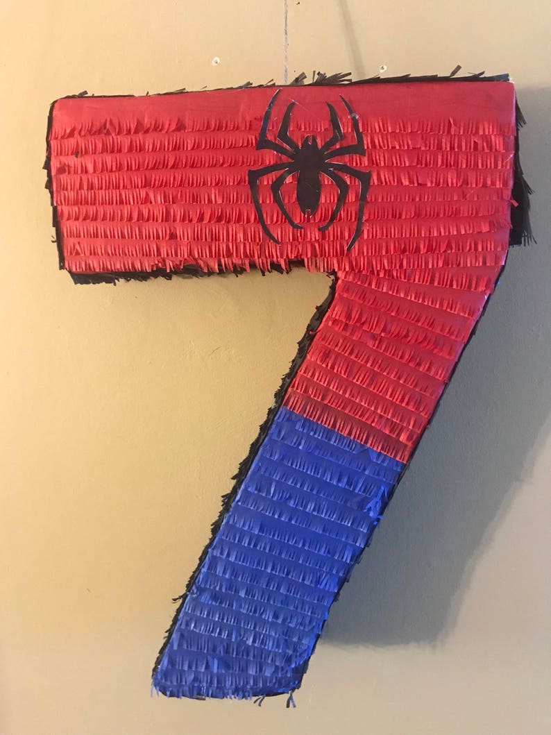 Spiderman Number Pinata