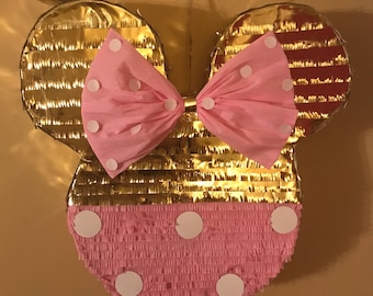 Minnie Mouse With Bow Pinata