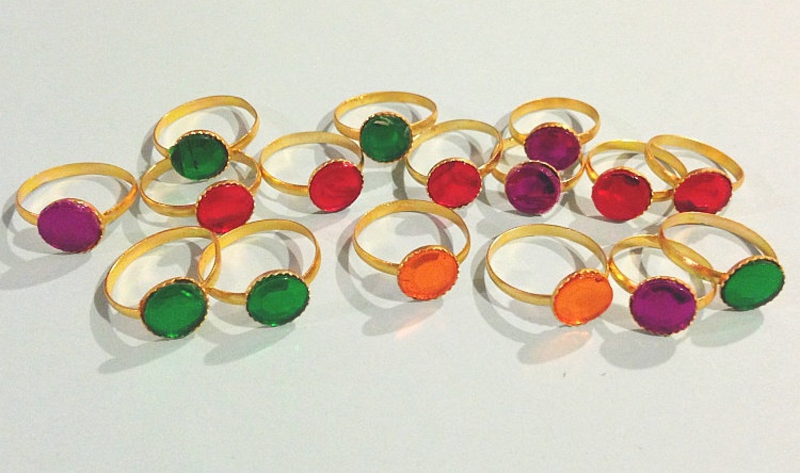 Lot of 40 pieces Vintage Toy Rings Gum Ball Machine Plastic Etsy