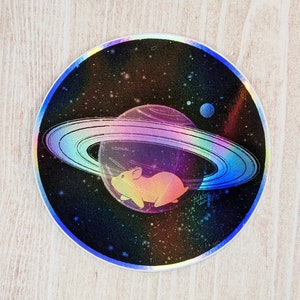 Hamsters in Space Sticker