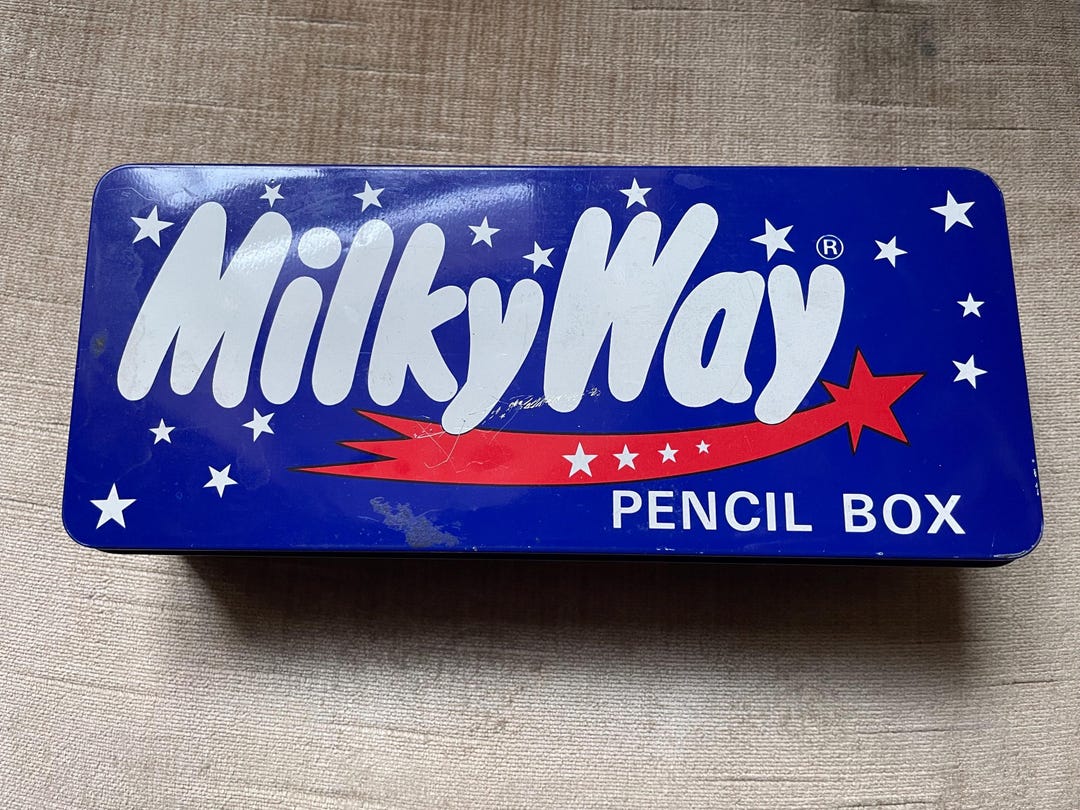 Beautiful Old Milky Way Tin From the 80s Etsy