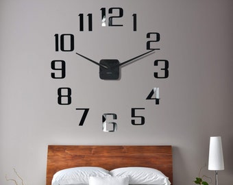 super large wall clock 100 130 cm 40 50 in bedroom clock silent giant clock super big clock big numbers wall clock large umbers clock - Bedroom Clock super large wall clock 100 130 cm 40 50 in bedroom clock silent giant clock super big clock big numbers wall clock large umbers clock - Bedroom Clock