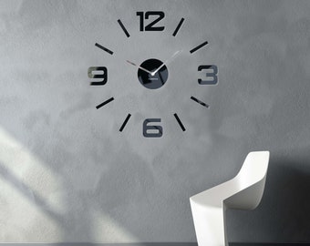 Large black clock