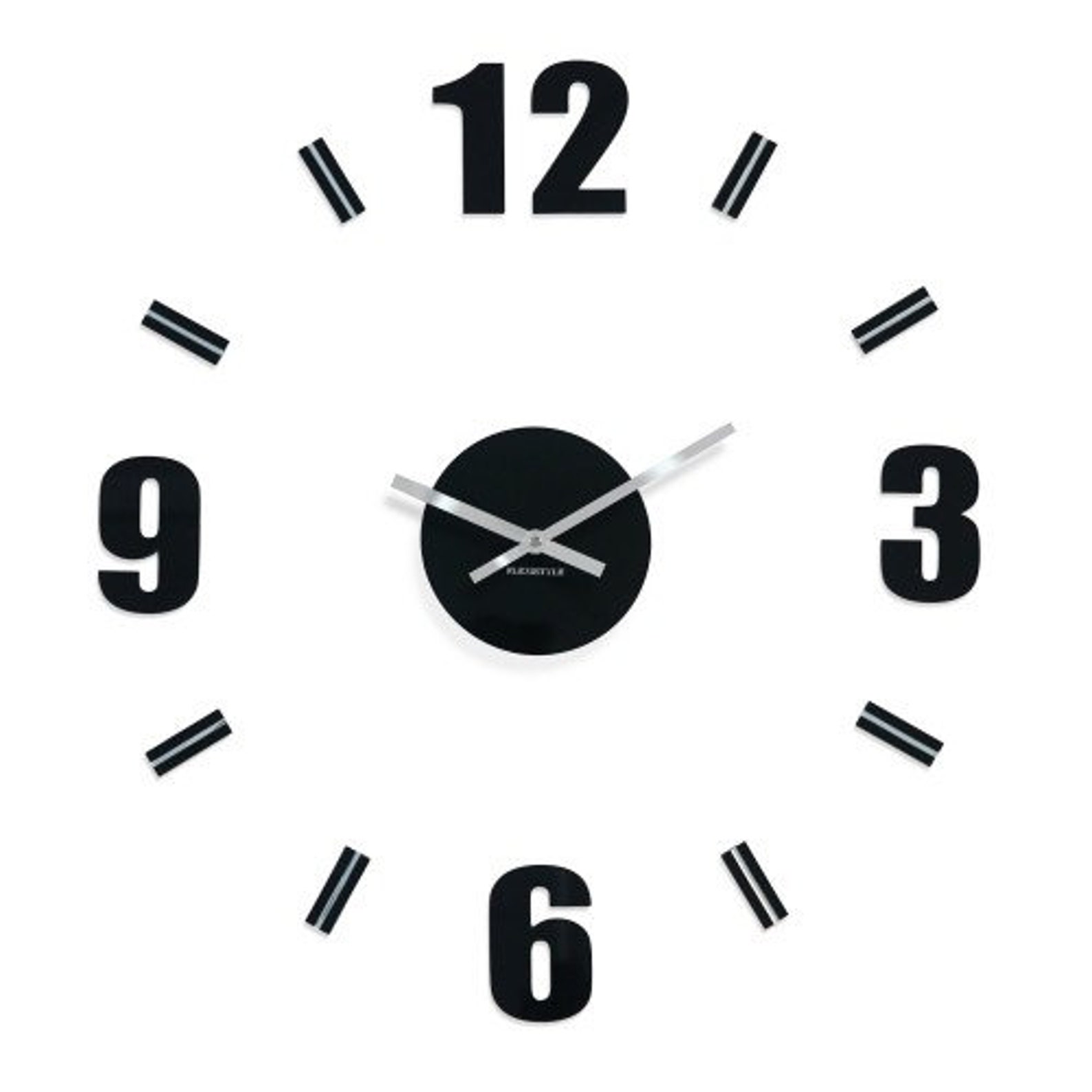 3D Wall Clock Living Room Clock Sticker Wall Clock Diy Modern Home