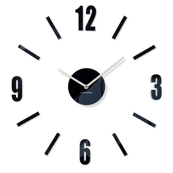 Frameless Wall Clock Etsy UK