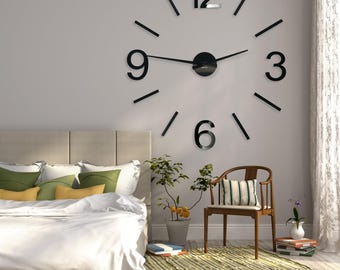 Extra large wall clock 100 - 130 cm / 40 - 50 in