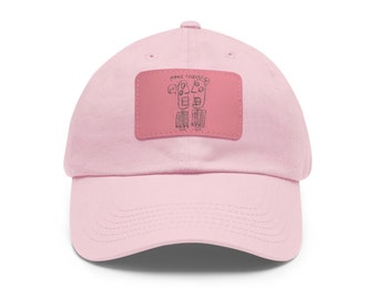 Make Friends Dad Hat with Leather Patch