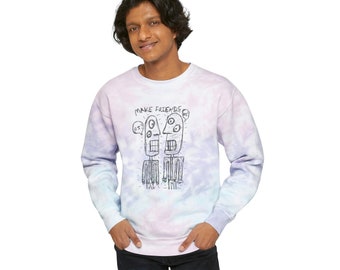 Make Friends Tie-Dye Sweatshirt