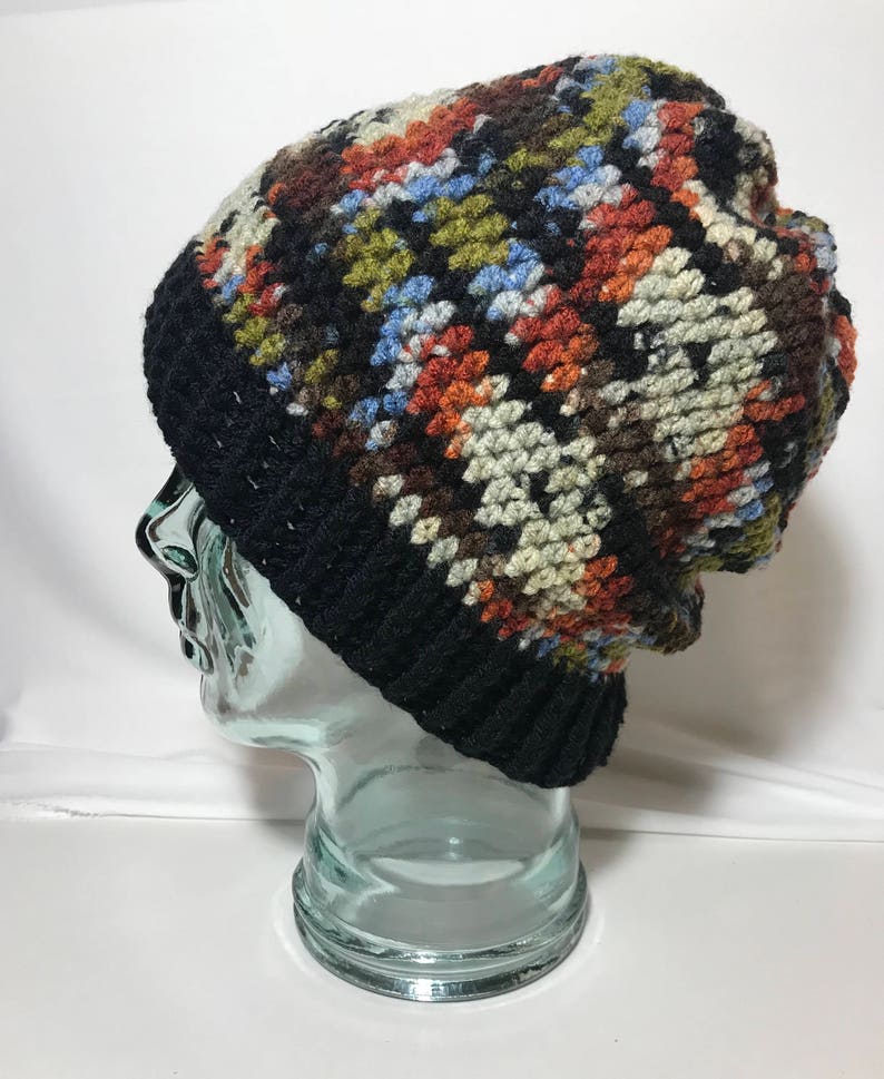 Crochet beanie hat skull cap